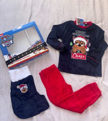 Coffret pyjama de Noel paw patrol