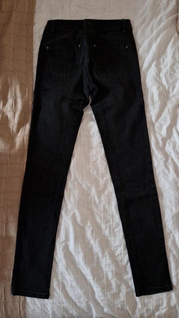Lot de 2 jeans slim noir - photo numéro 2