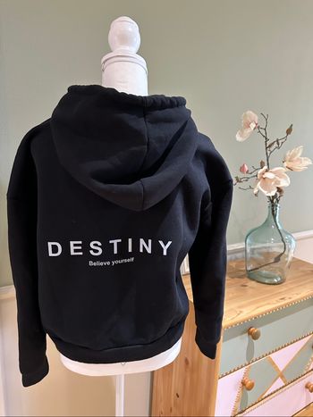 Sweat à capuche noir XXS tbe