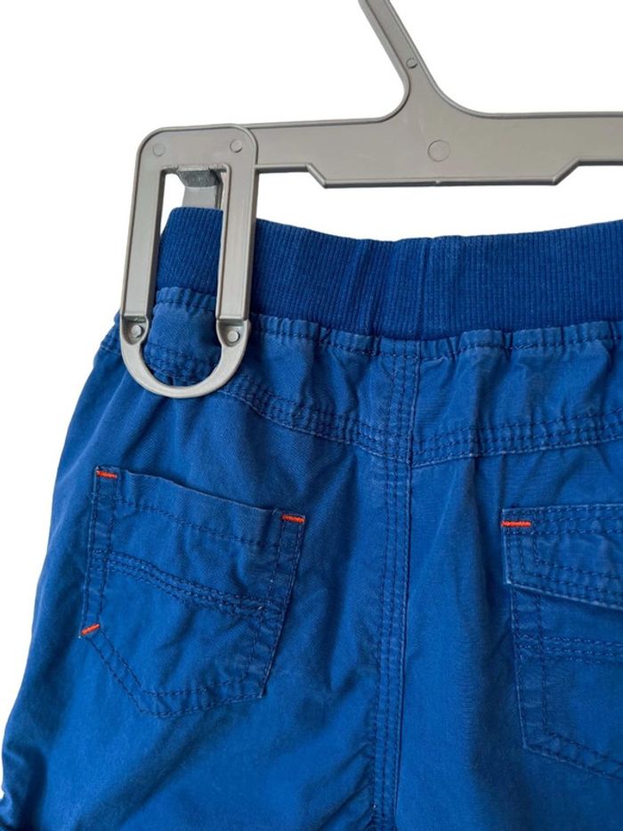 Short bleu léger en toile de coton - TEX 18 mois - photo numéro 4