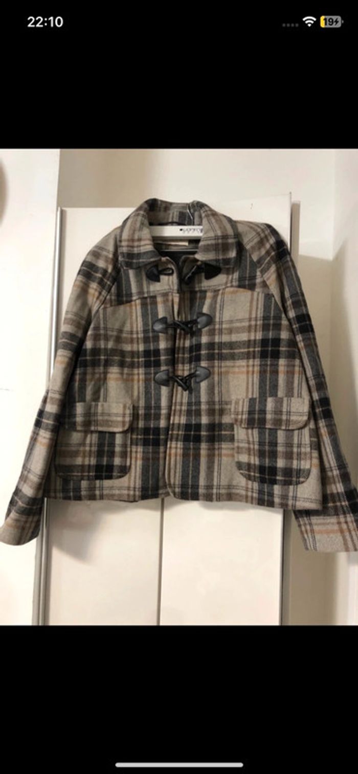 Manteau de laine / duffle-coat. Taille L