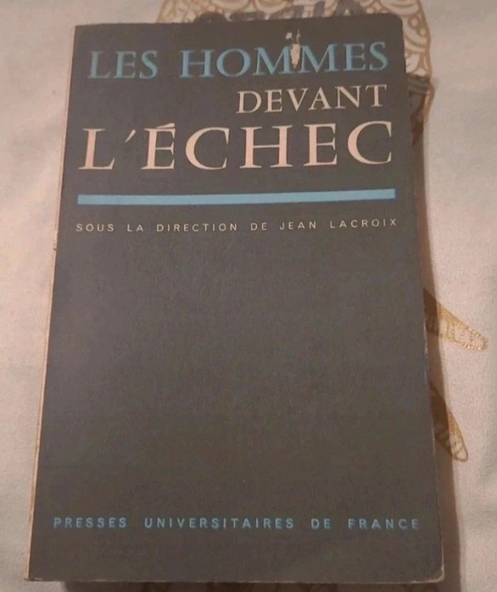 Les hommes devant l'échec