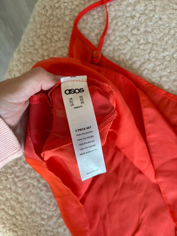 Ensemble Caraco et short orange ASOS taille XS 🍊 - photo numéro 9