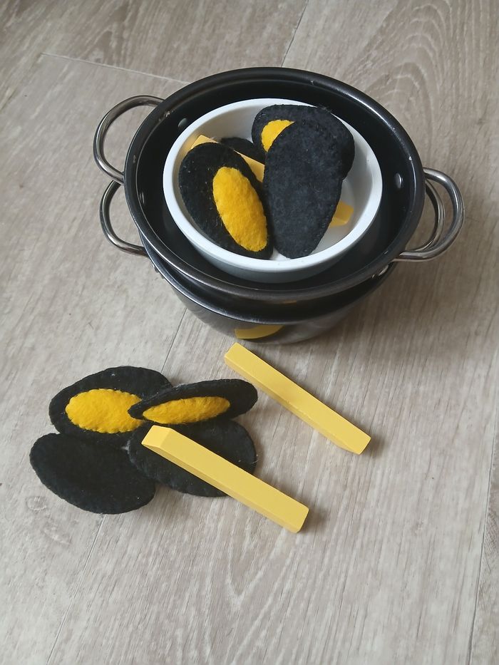 Jouet dînette moules frites vertbaudet - photo numéro 4