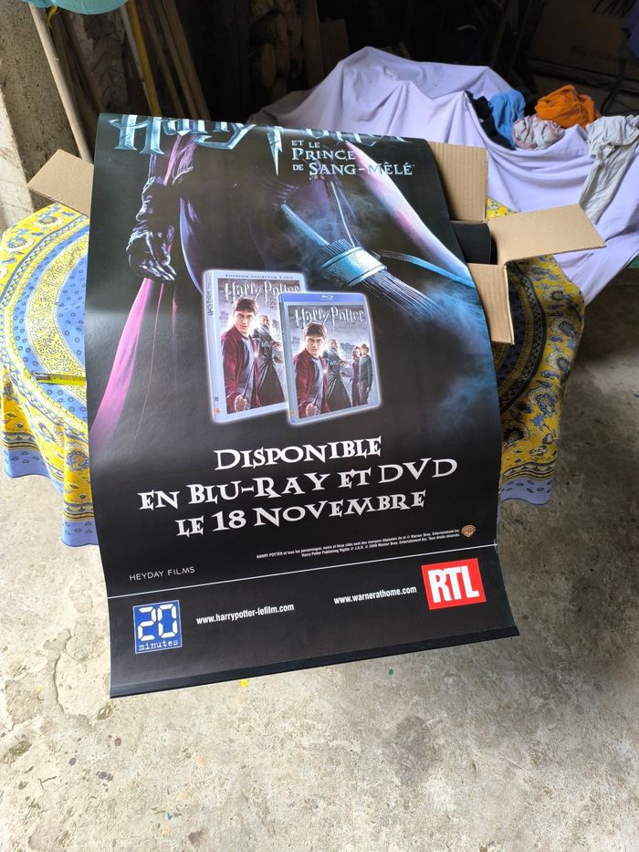 Lots de 4 affiche de cinéma Harry Potter et le prince du sang mêlé neuf - photo numéro 3