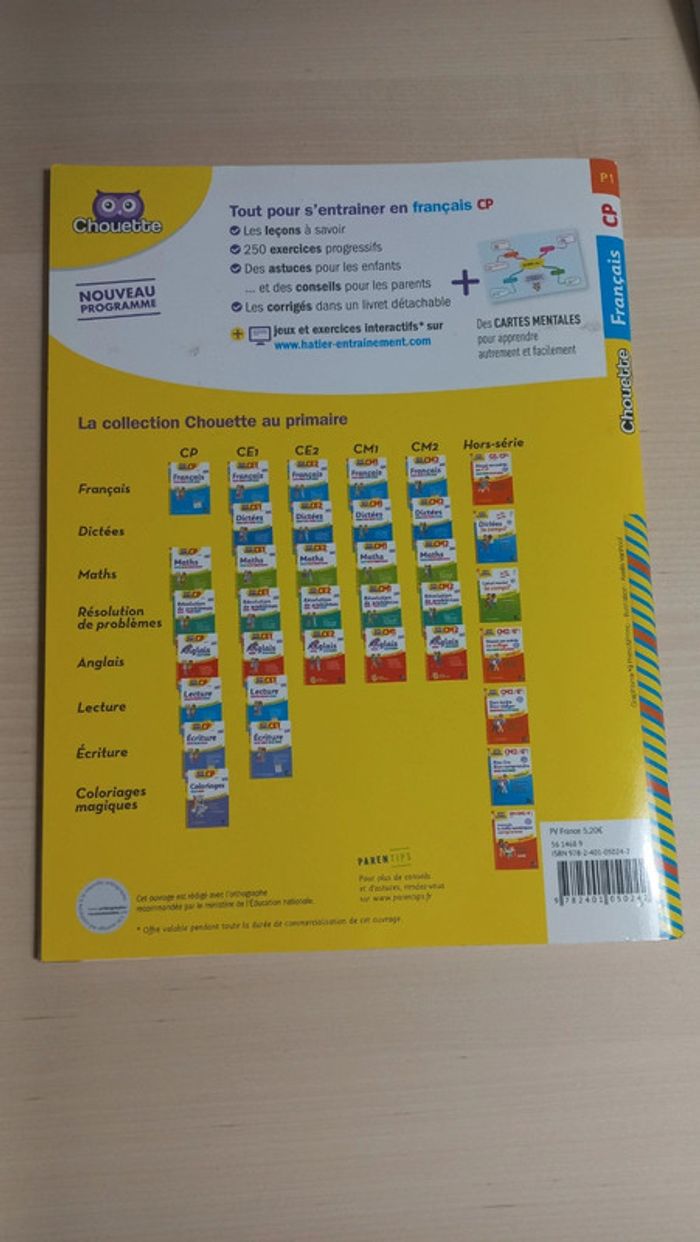 Cahier d'activités CP français . Neuf - photo numéro 2