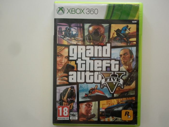 Grand Theft Auto 5 GTA V Jeu Vidéo Xbox 360