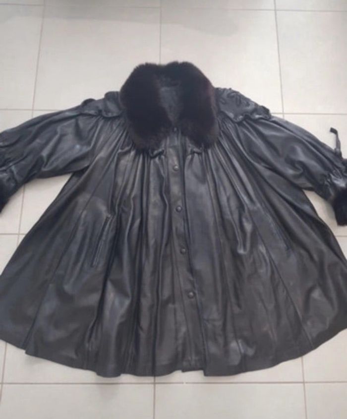 Manteau cuir