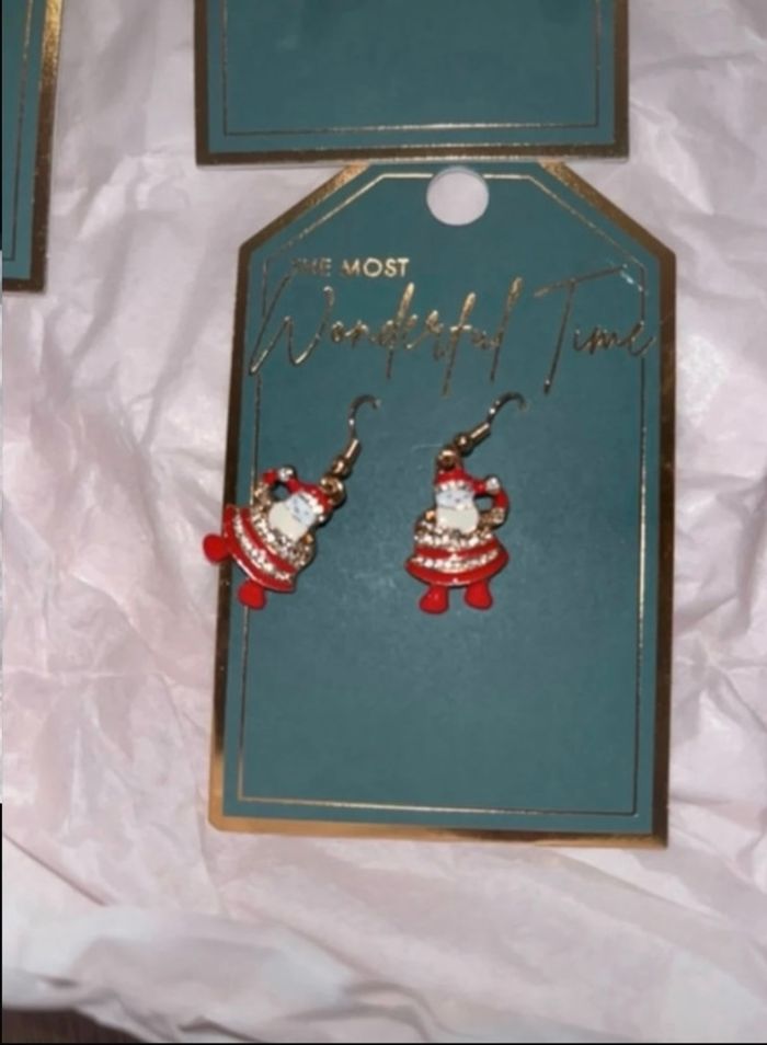 Boucles d’oreilles de Noël - photo numéro 2