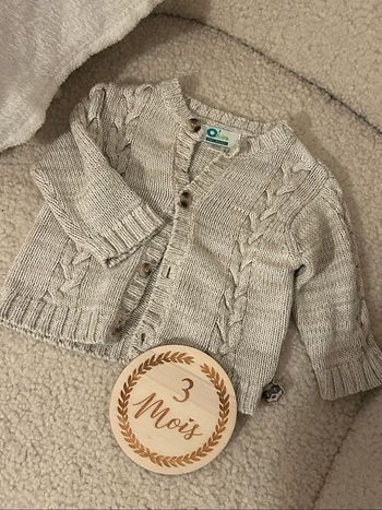 Gilet - taille 3 mois 