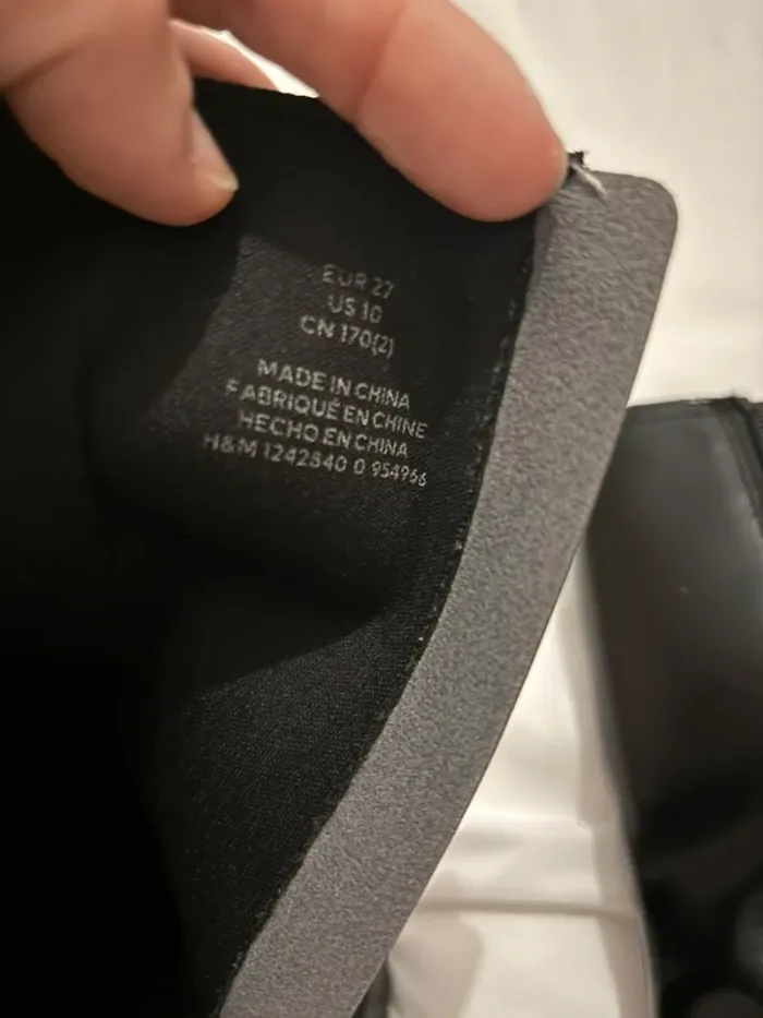 Botte style motard mi mollet H&M t27 - photo numéro 11