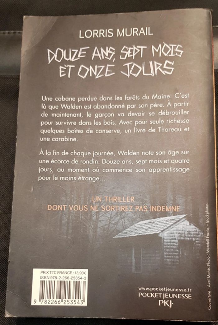 Livre "Douze ans, 7 mois, et 11 jours" de Lorris Murail - photo numéro 2