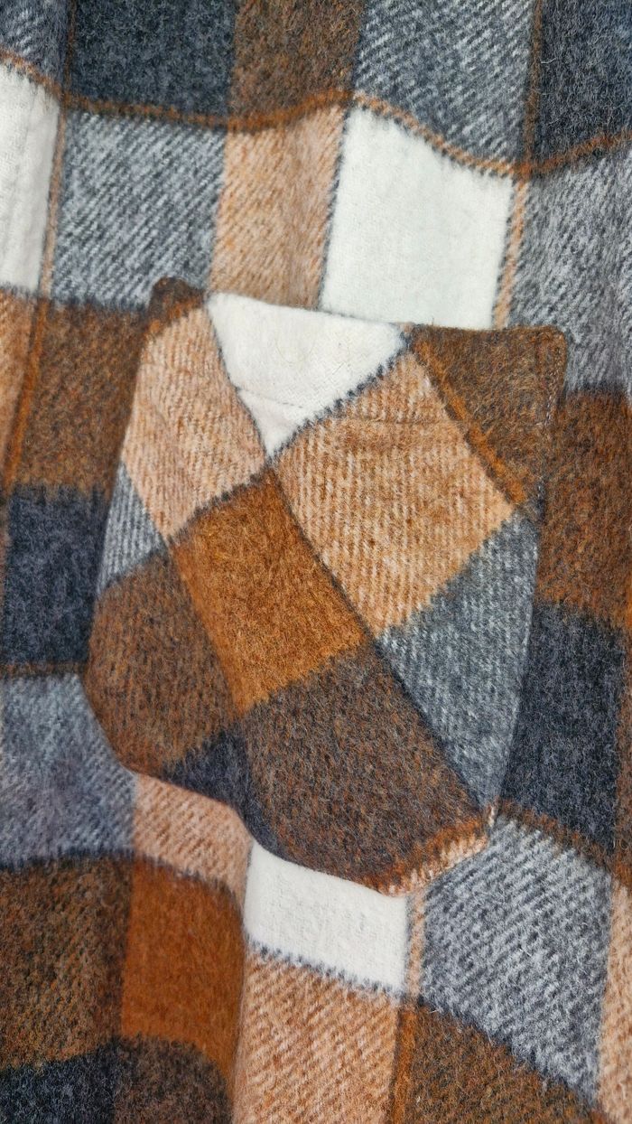 Surchemise vintage épaisse à carreaux homme - photo numéro 2