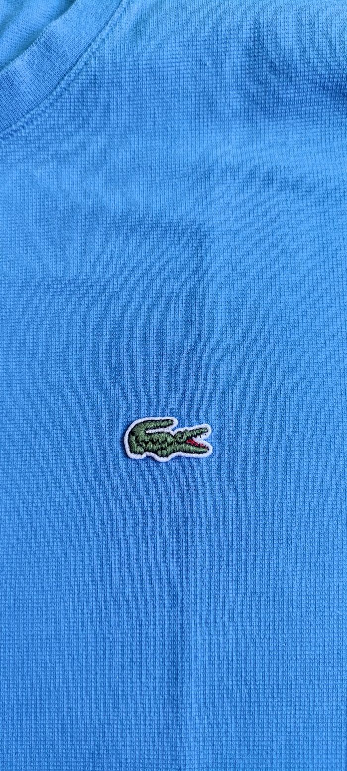 T-shirt bleu Lacoste - photo numéro 5
