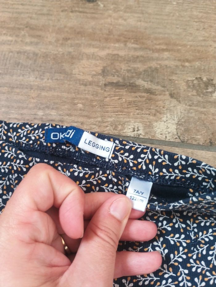 Legging Fille 7 ans Fleurs Okaïdi - photo numéro 2