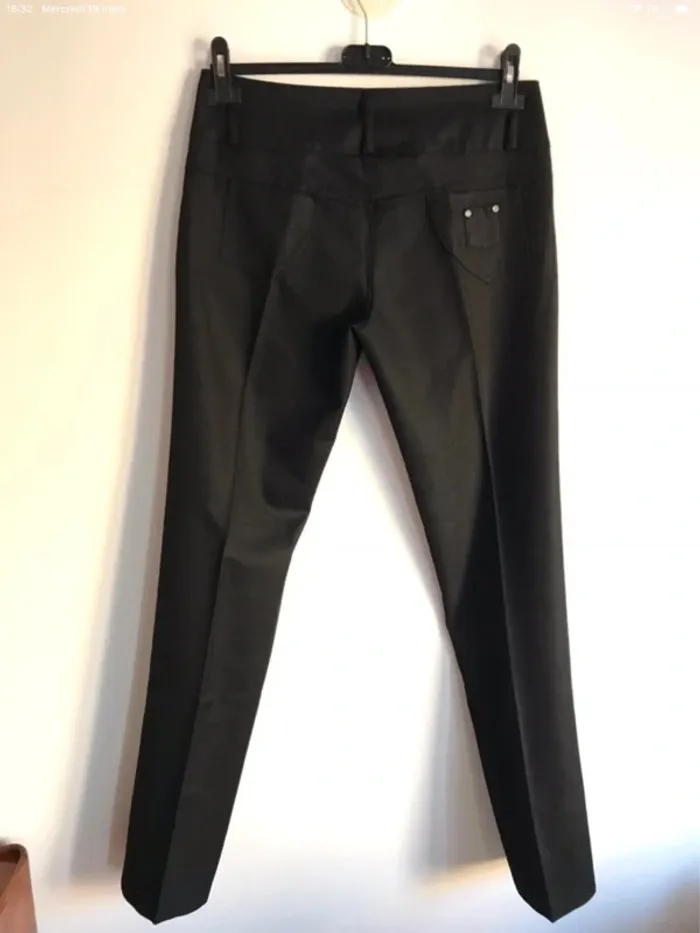 Pantalon noir chic Zinka taille 40 - photo numéro 8