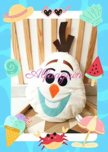 Coussin Olaf reine des neiges Disney