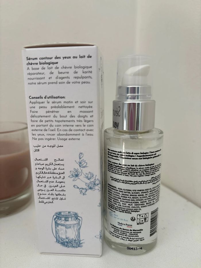 Sérum yeux enrichi au lait de chèvre biologique - photo numéro 2