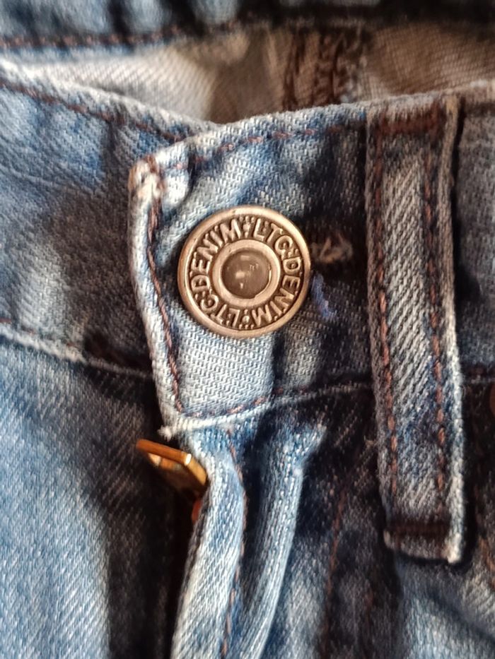 Jean 10 ans denim cerise - photo numéro 2