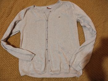 Gilet pailleté tao fille