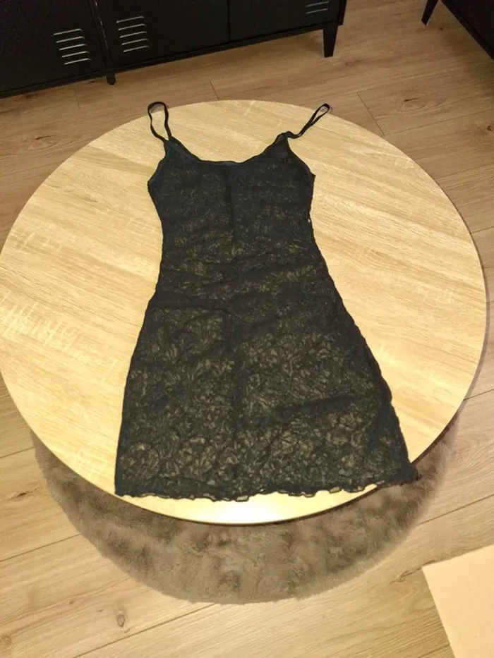 Nuisette transparente noire