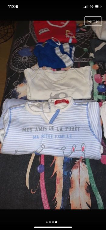 Lot vêtement 1 mois