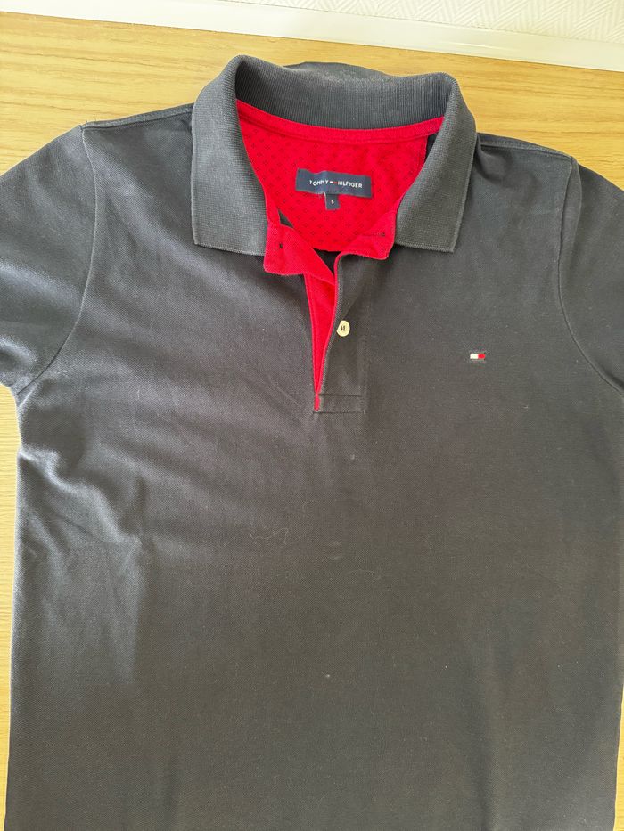Polo tommy Hilfiger marine - photo numéro 4