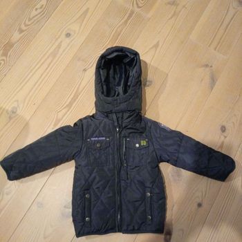 Manteau hiver bleu marine  - taille 18 mois