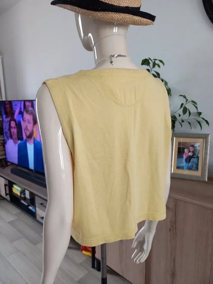 Débardeur femme jaune 38/40 - photo numéro 5