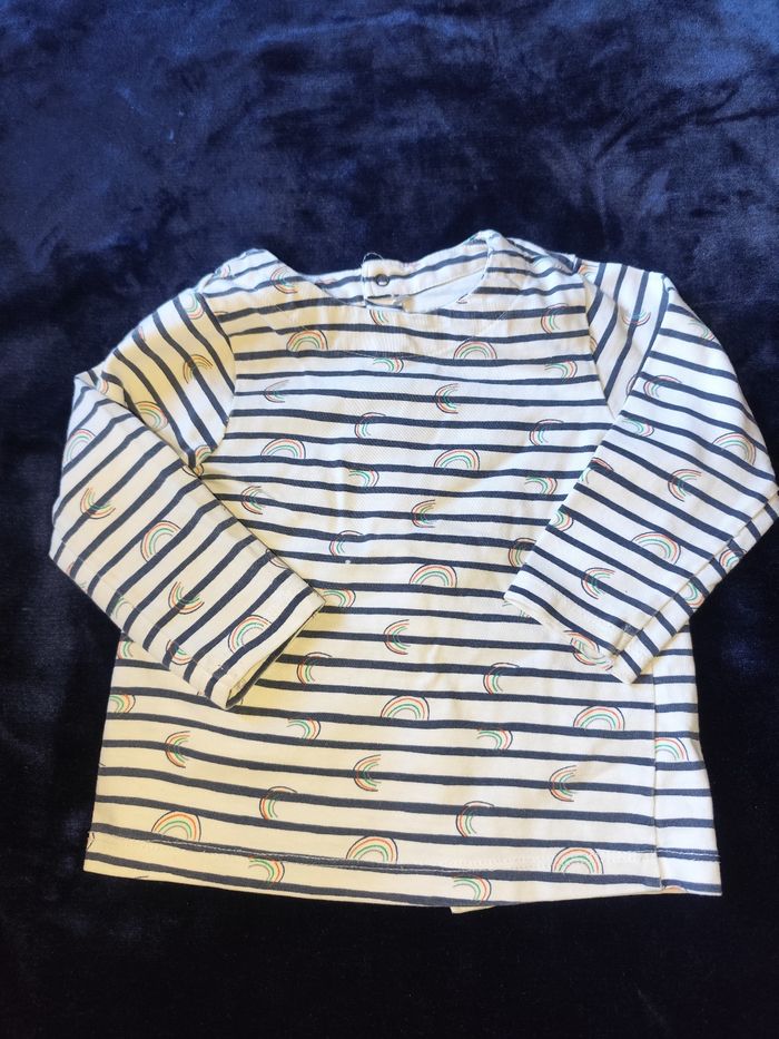 T shirt manches longues, pull fin orchestra 12 mois