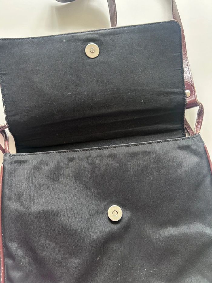 Sac Pitti bandoulière marron/noir – Bon état - photo numéro 3