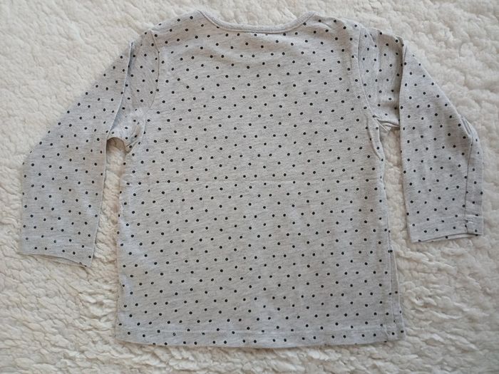 Tee-shirt fille manches longues taille 18 mois - photo numéro 2