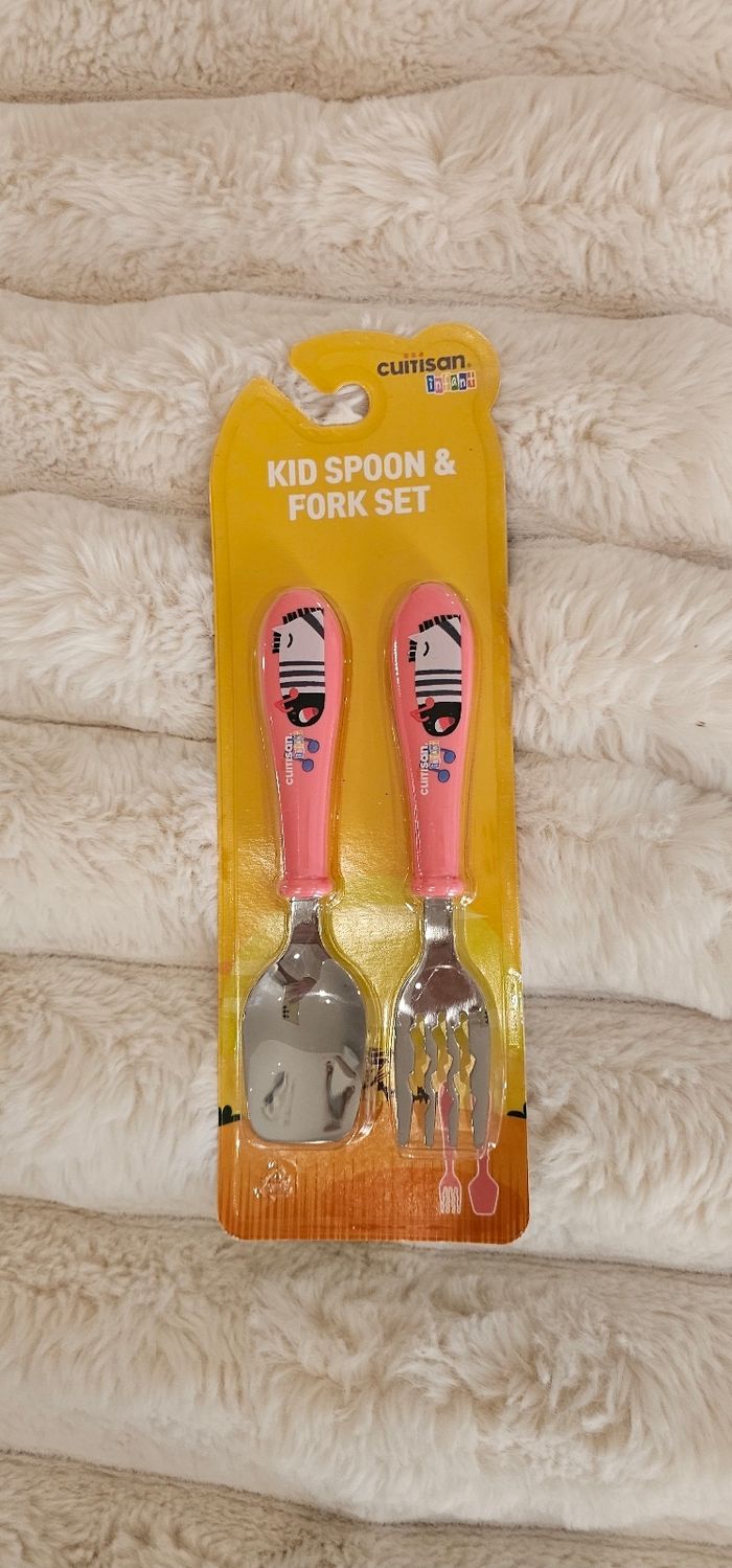 Ensemble de couverts en acier inoxydable Zèbre 🦓 Neufs