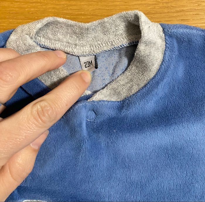 Pyjama Grenouillère dinosaures bleu Taille 23 mois - photo numéro 5