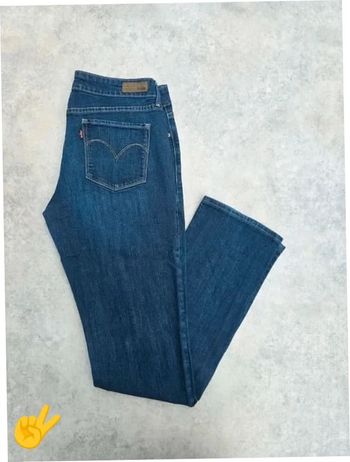 Jean Levi's  W28|FR38 L32 coupe droit bleu Femme-Women