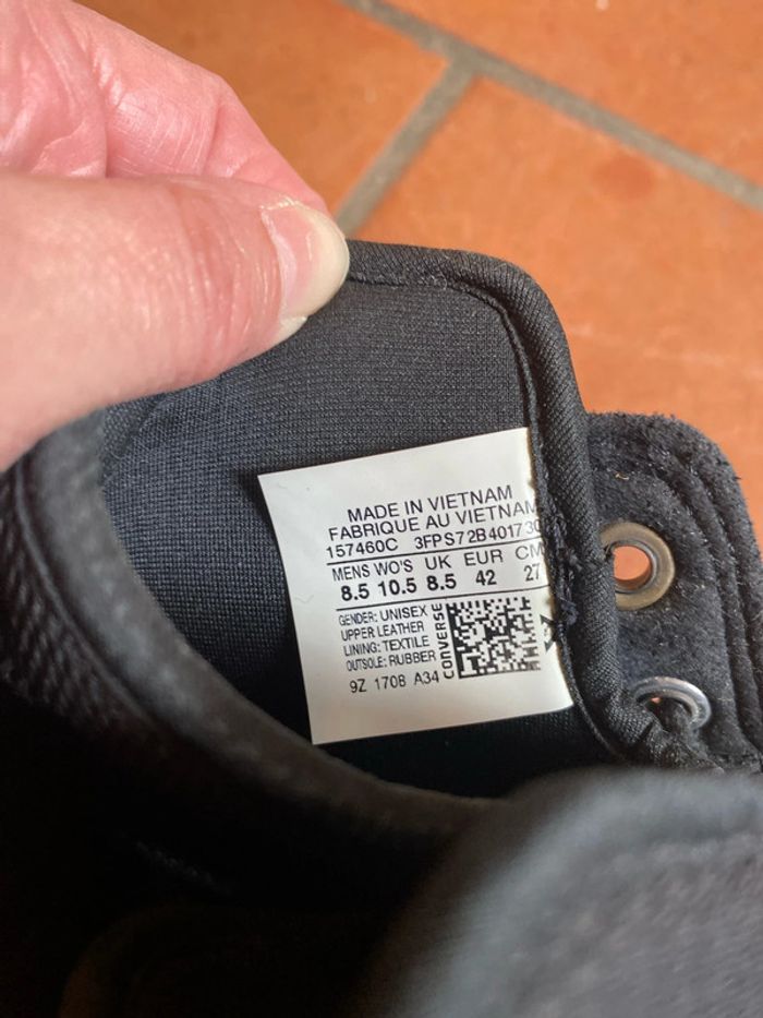 Converse haute noire - photo numéro 9