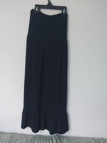 Jupe longue noire boutonnée Kiabi - Taille 34