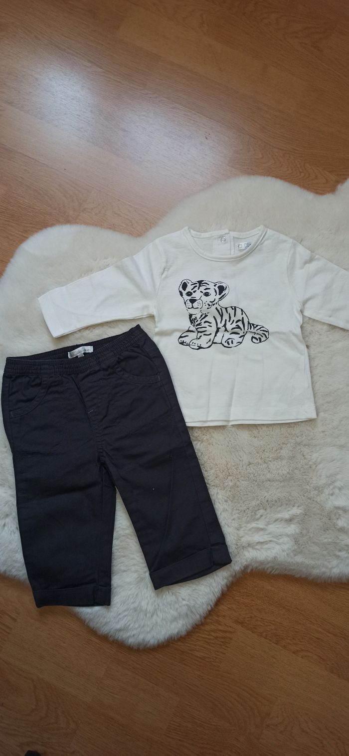 Lot de 4 vêtements taille 9 mois - photo numéro 2