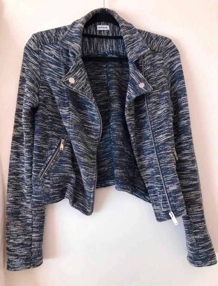 Veste bleue grise Femme Pimkie
