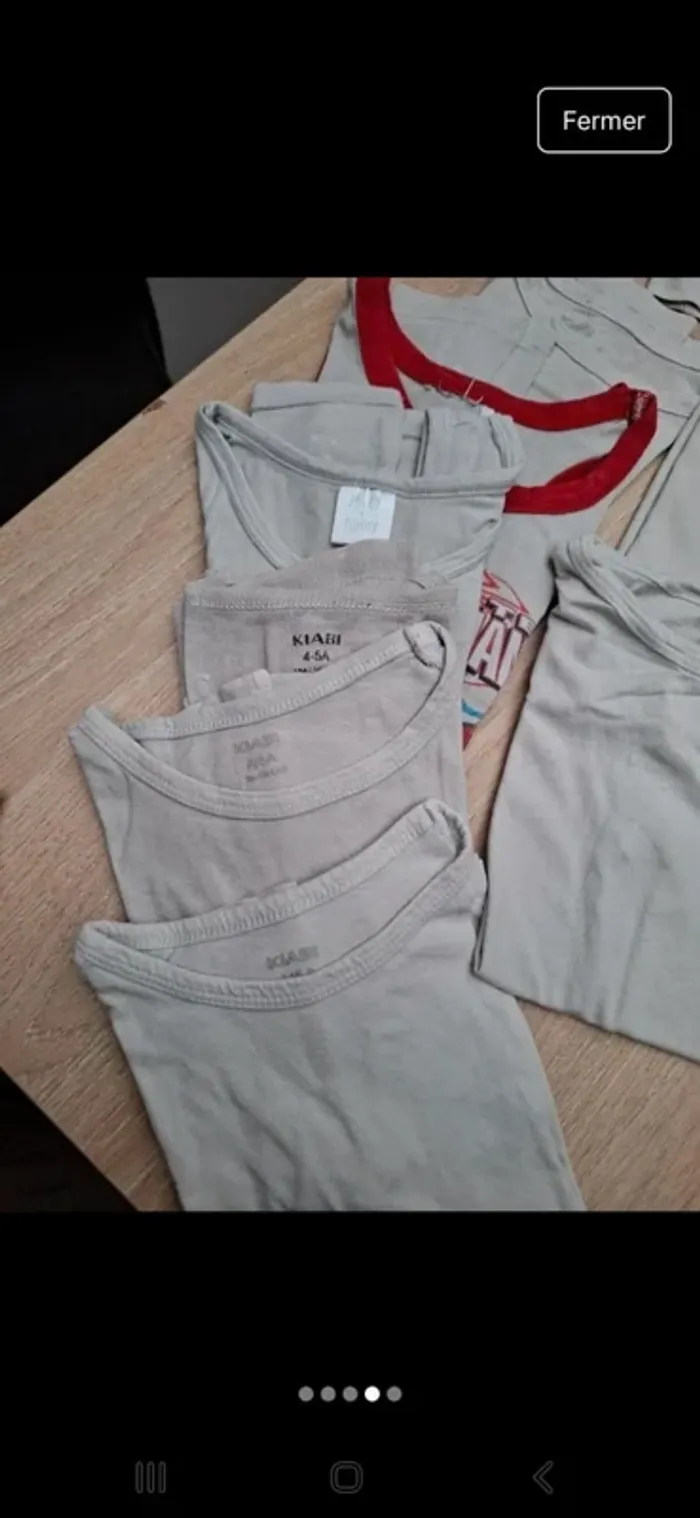 Lot de 19 maillot de Corps - photo numéro 4