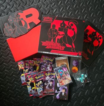 Coffret dresseur d'élite etb rivalité destinée ev10 pokemon reconditionné