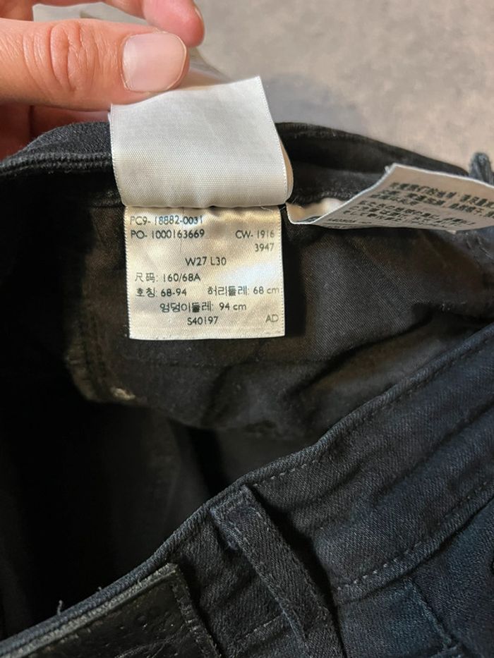 Jean levi’s 721 high rise skinny w27 l30 noir - photo numéro 6