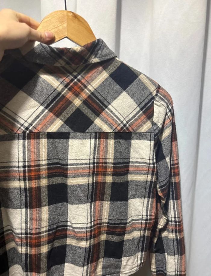 Chemise courte épaisse femme à carreaux - photo numéro 6