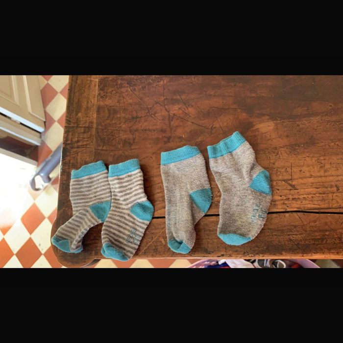 Lot de 2 paires de chaussettes obaïdi