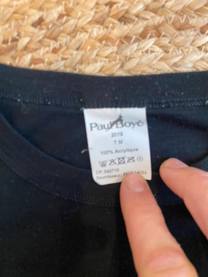 Tee-shirts noir Paul Boye taille M - photo numéro 2