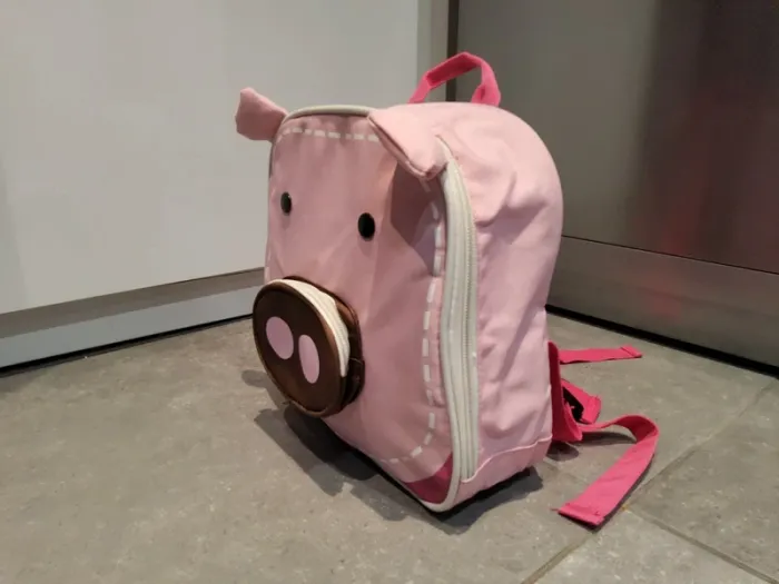Sac a dos cochon 24x24x8cm - photo numéro 10