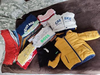 Lot 74 pièces vêtements garçon 12-18 mois