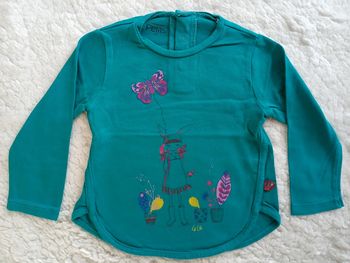 Tee-shirt manches longues fille taille 18 mois