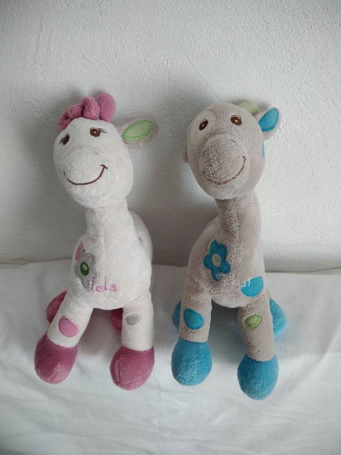 peluche girafe arthur et lola - photo numéro 5