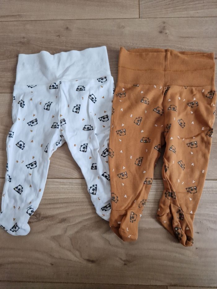 Lot pantalon bébé pied intégré - photo numéro 3